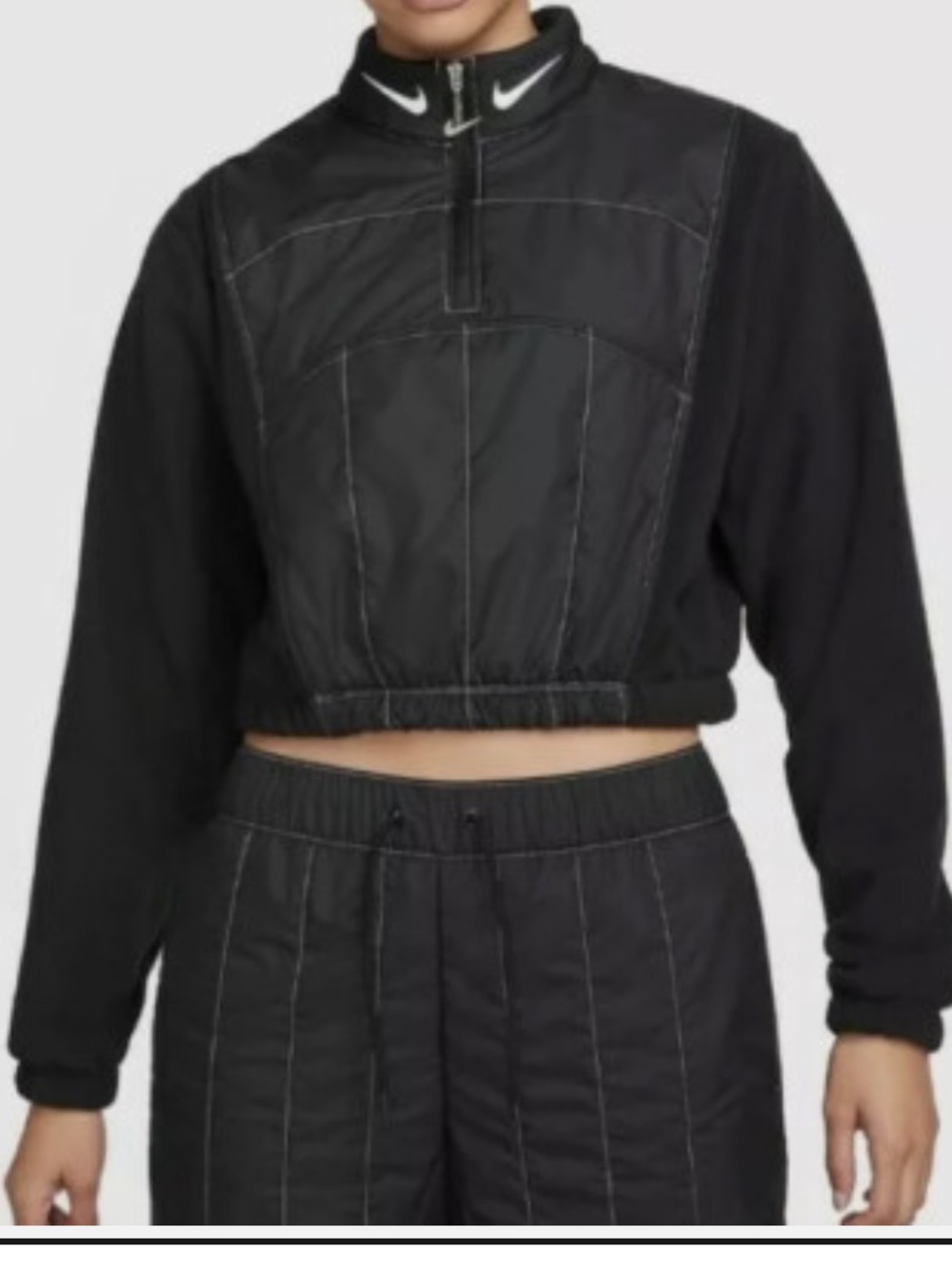 Nike black half zip pullover sweatshirt size 2X